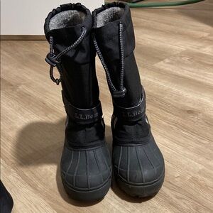 L.L. Bean Black Kids Boots